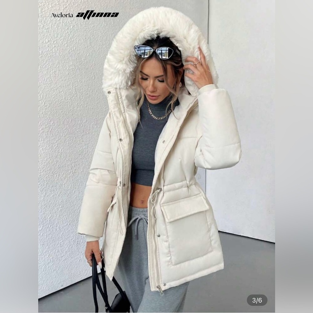 White Puffer Coat